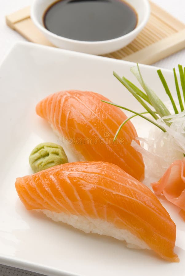 Salmon sushi