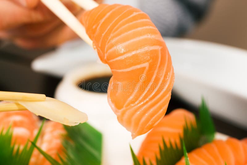 Salmon sushi