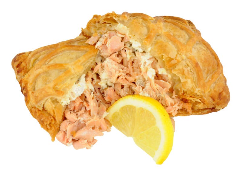 Salmon Wrapped in Crispy Pastry Stock Image Image of tasty