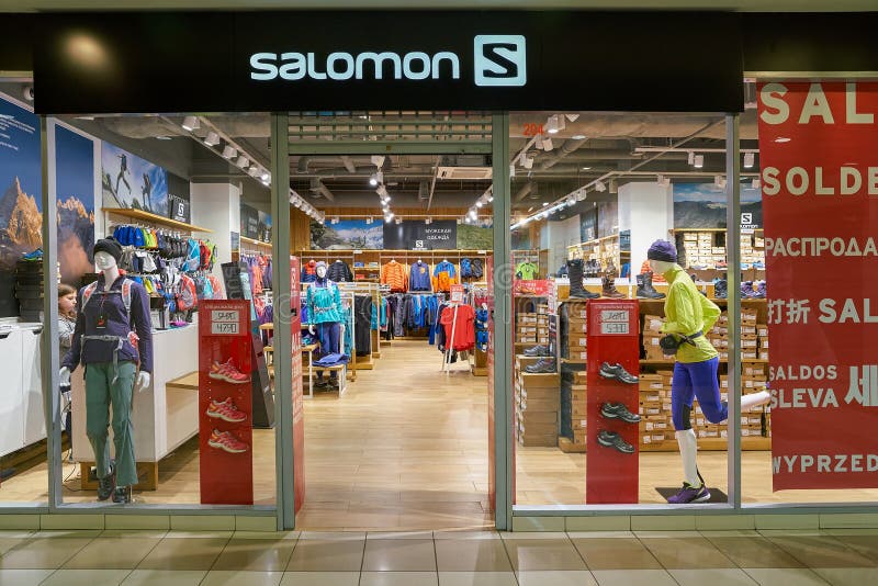 Salomon store editorial image. of color, store - 109333630