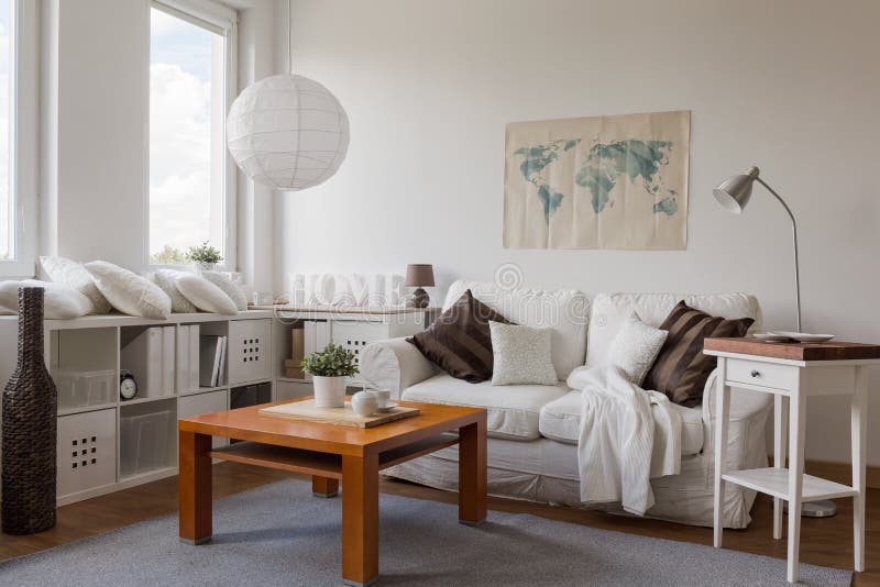 Salon dans le blanc photo stock Salon dans le blanc photo stock