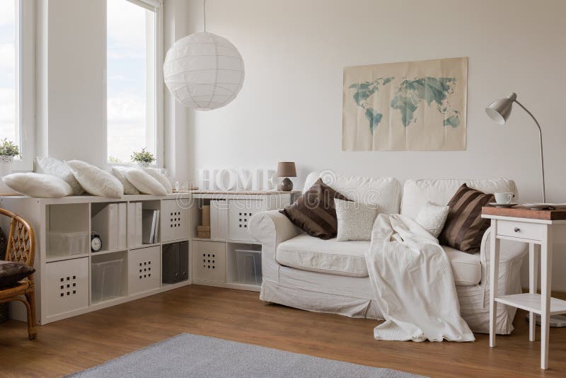 Salon moderne blanc image stock Salon moderne blanc image stock