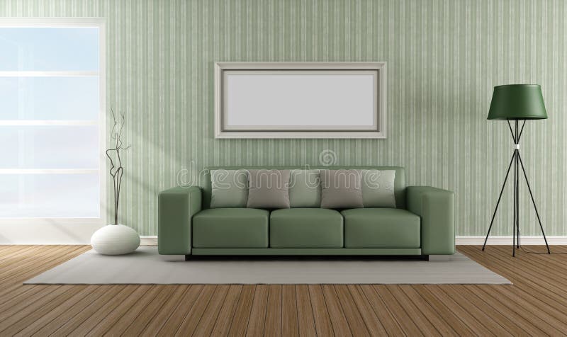 Salotto moderno elegante illustrazione di stock