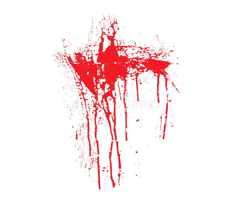 Salpicadura de la sangre libre illustration Salpicadura de la sangre libre illustration