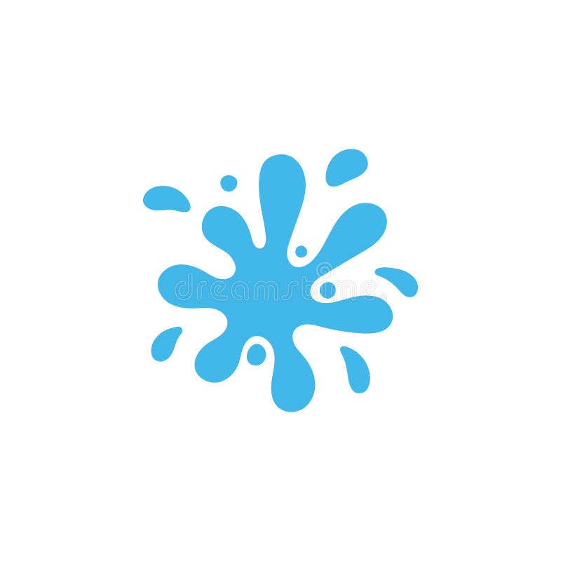 Salpique el ejemplo del vector de Logo Template del agua libre illustration Salpique el ejemplo del vector de Logo Template del agua libre illustration