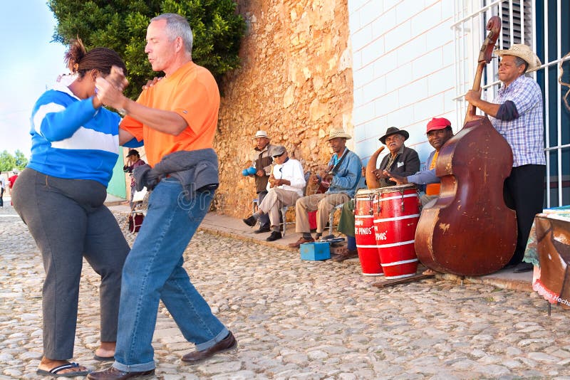Salsa band in Trinidad.