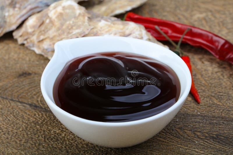 Salsa de la ostra foto de archivo. Imagen de goma, taza 111793030