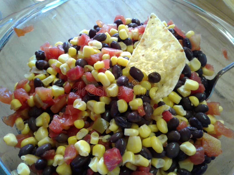 Salsa Des Mais Und Der Schwarzen Bohne Stockbild - Bild von super ... Salsa Des Mais Und Der Schwarzen Bohne Stockbild - Bild von super ...
