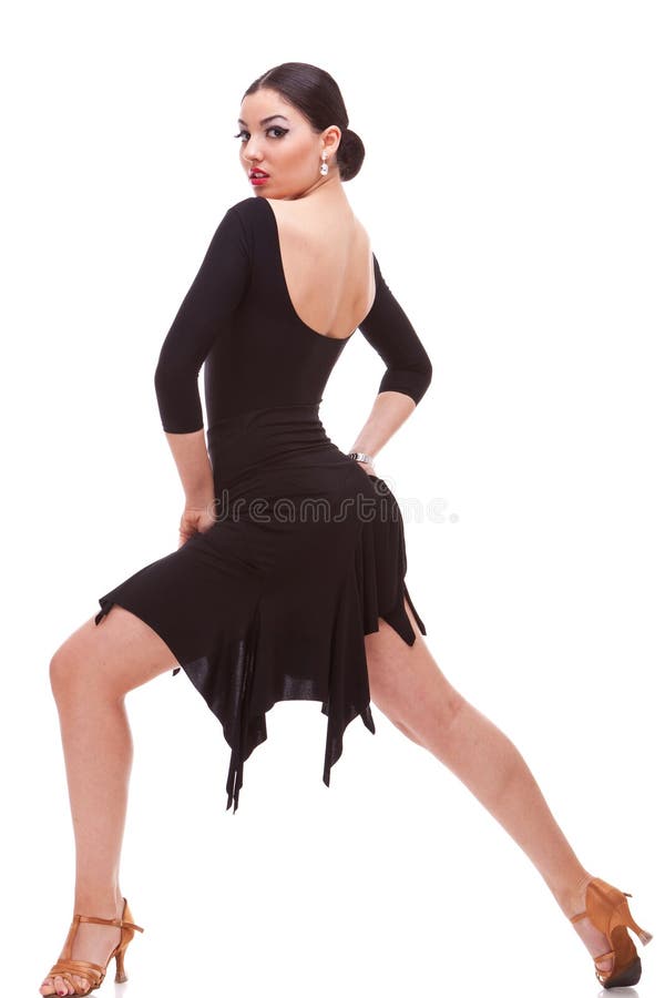 Salsa Dancer With Hands On Hips Stock Photo - Image of full, beauty ...