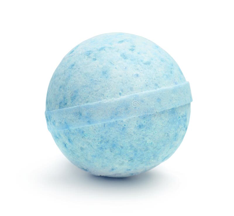Salt Bath Bomb Isolated On White Stock Photo Image of bath, health