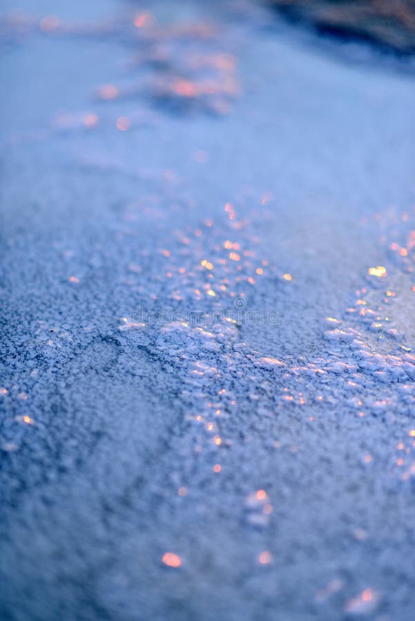 Salt crystals in the sand