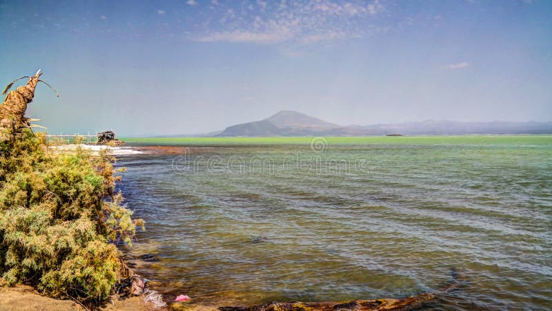 Salt Lake Afrera aka Lake Afdera or Giulietti or Egogi , Danakil Afar, Ethiopia