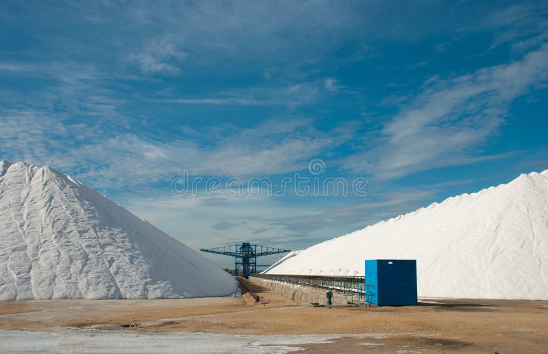 Salt mine stock photo. Image of heap, marsh, saltern 21964064