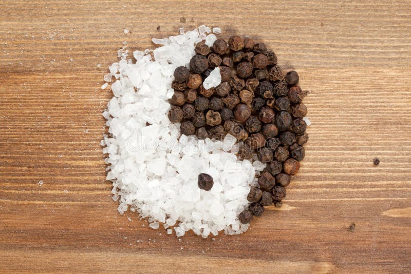 Salt and pepper's mix stock image. Image of herb, trendy 18425711