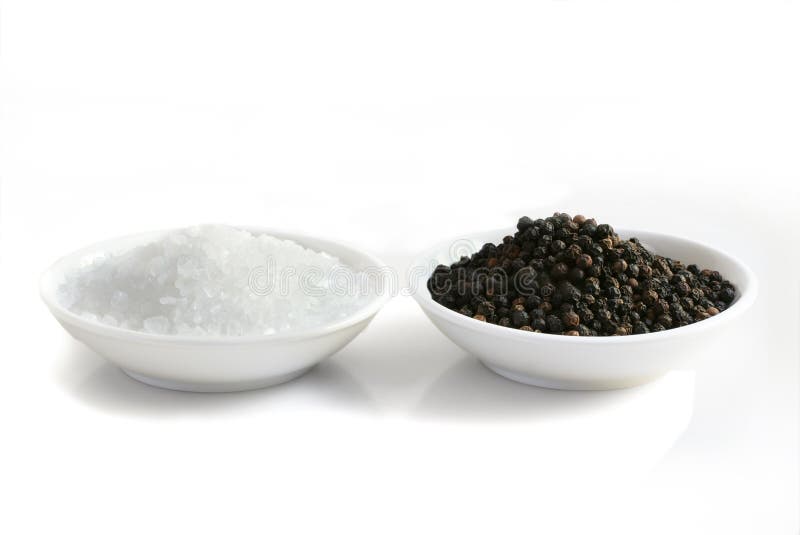 Salt and Pepper stock image. Image of white, pair, macro 2104417