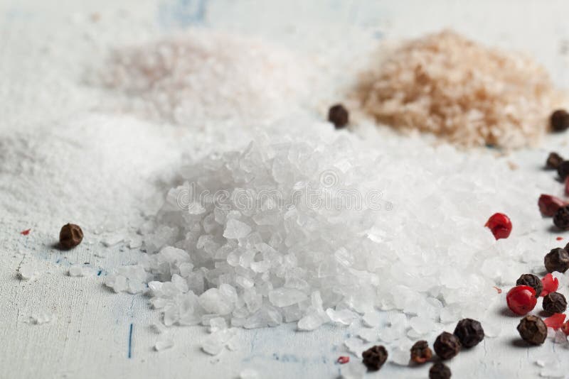 Salt and pepper stock image. Image of condiment, ball 22786329