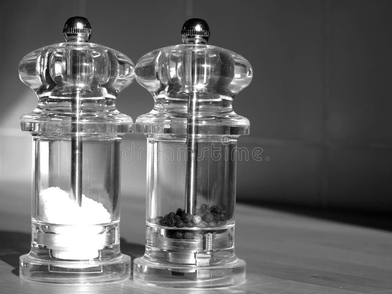 Salt and Pepper Shakers stock photo. Image of pepper 14839682