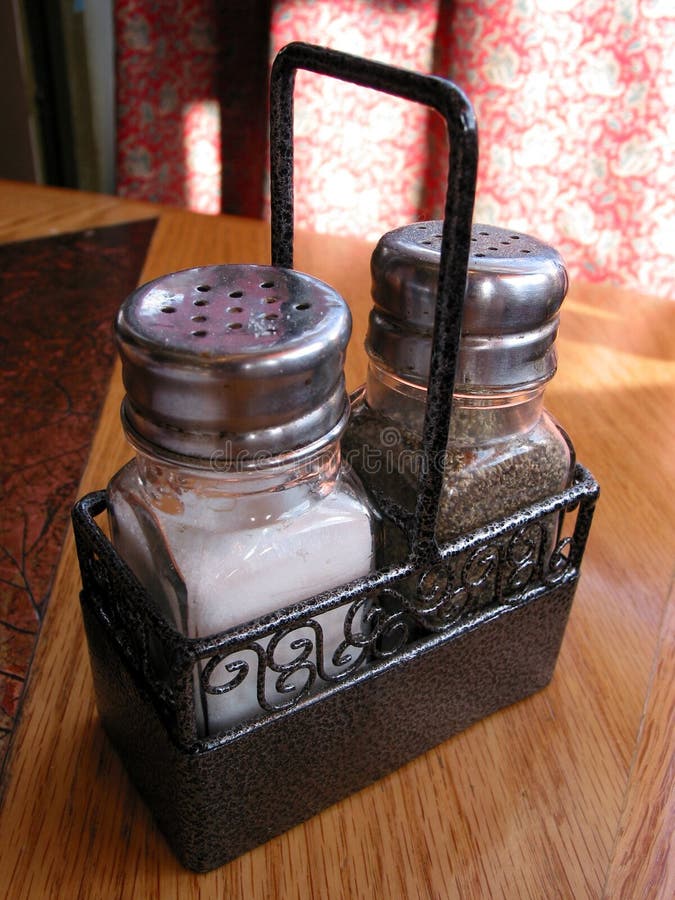 Salt and pepper stock image. Image of food, dinner, salt 856011