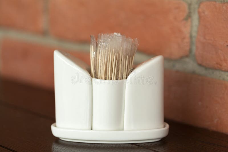 Salt and Pepper Shaker on Table. Closeup Image. Selective Focus. Stock