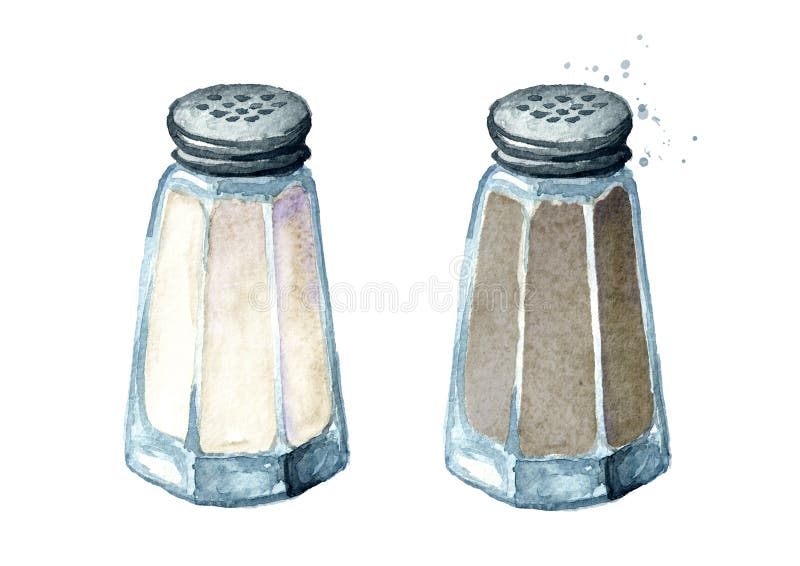 Salt and pepper shaker. 