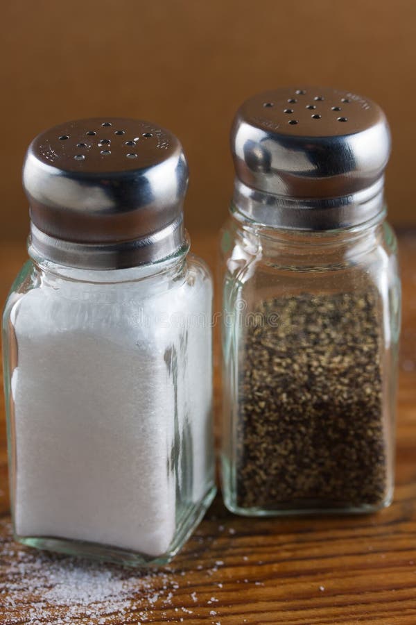 Salt and Pepper Shakers Vertical