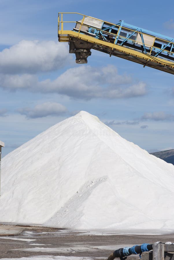 Salt Processing stock photo. Image of mediterranean, reflections 34964880