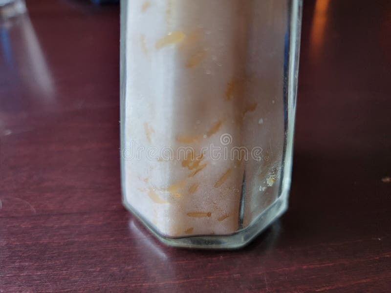 Salt Shaker with Rice in it To Handle Humidity Stock Image Image of