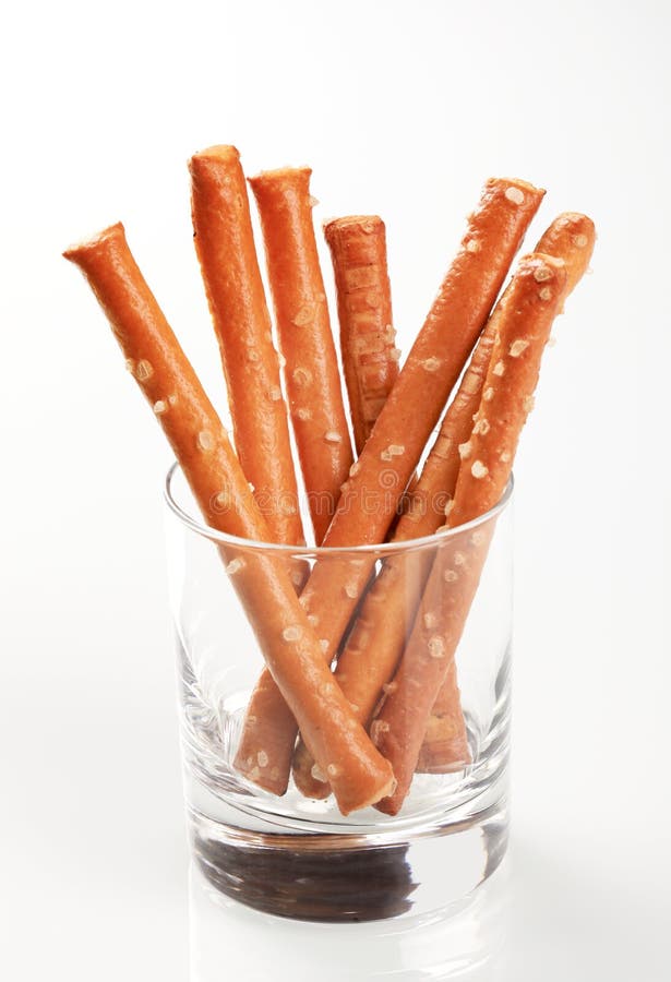 Salted breadsticks stock image. Image of tasty, studio 12093199