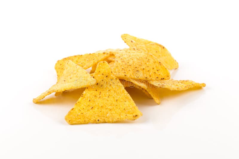 Salted Corn Snack Nachos Chips Stock Image Image of nachos, crisp