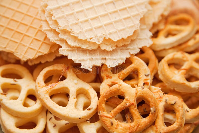 Salted dry cookies stock image. Image of dessert, biscuit 9883173