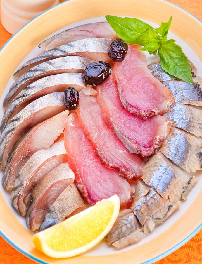 Salted fish mix royalty free stock image