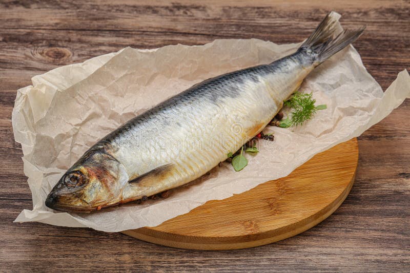 Salted Herring Fish with Pepper Stock Image Image of onion, fresh