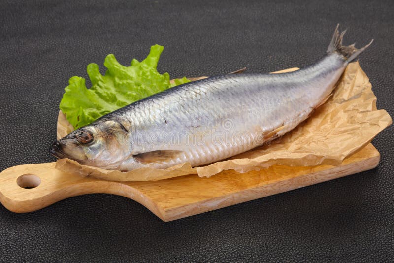 Salted herring fish stock photo. Image of healthy, green 159668344