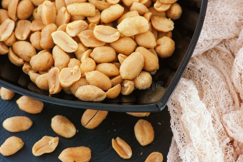 Salted roasted peanuts stock photo. Image of peanut 197889938