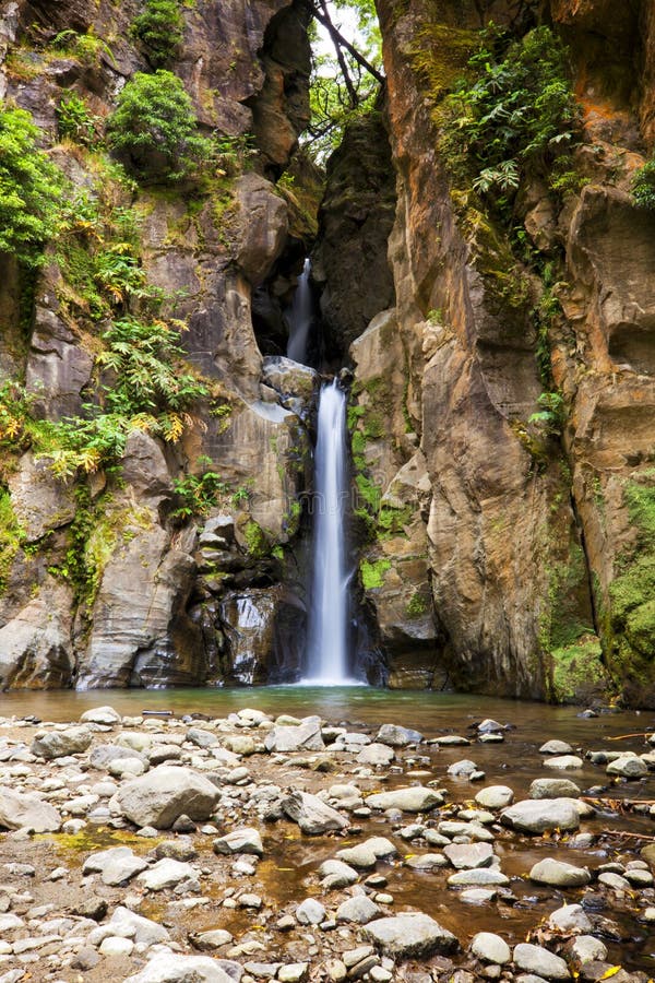 Salto Cabritos waterfall, Sao Miguel, Azores