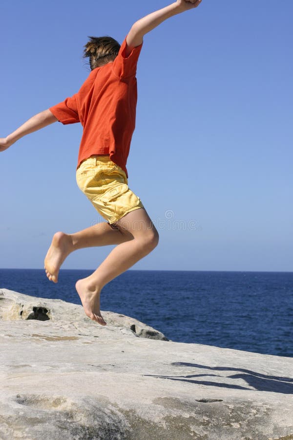 Salto per gioia immagine stock libera da diritti Salto per gioia immagine stock libera da diritti