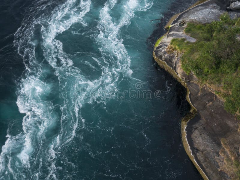 Saltstraumen, maelstrom stream in night. Whirlpool vortex water stock images, royalty-free photos and pictures