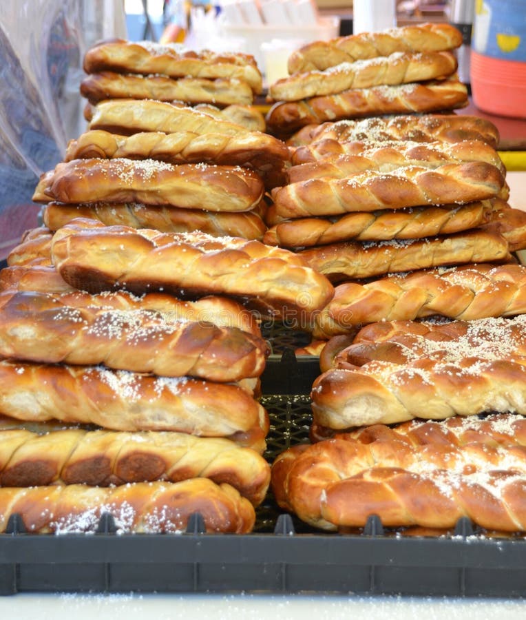 Pretzel Bread stock image. Image of baked, salted, salty 160143335