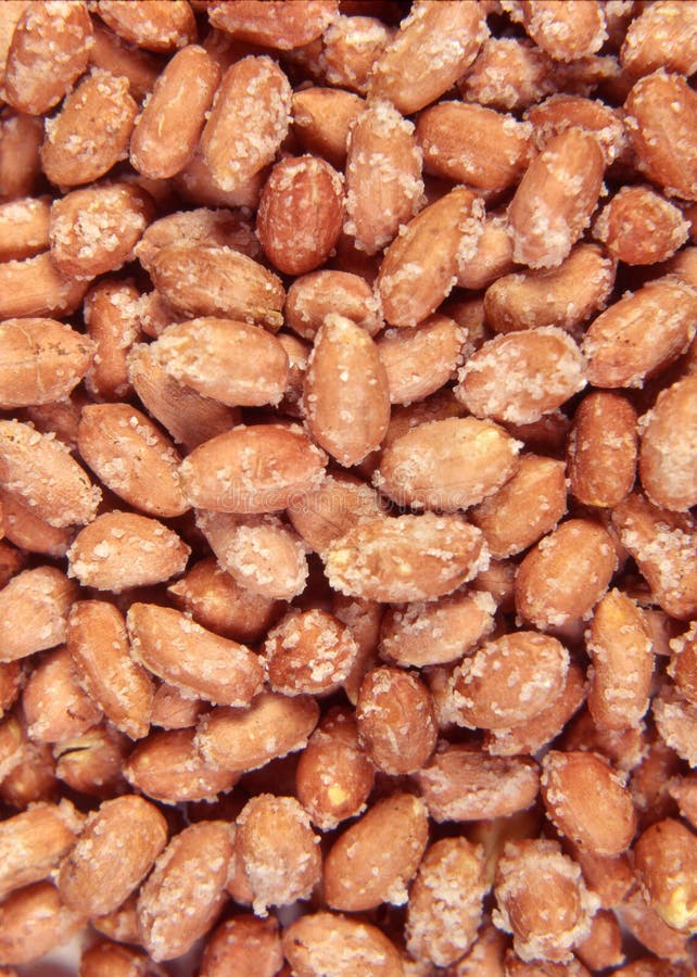 Salty Peanut Varieties On White Background Stock Image Image of salt
