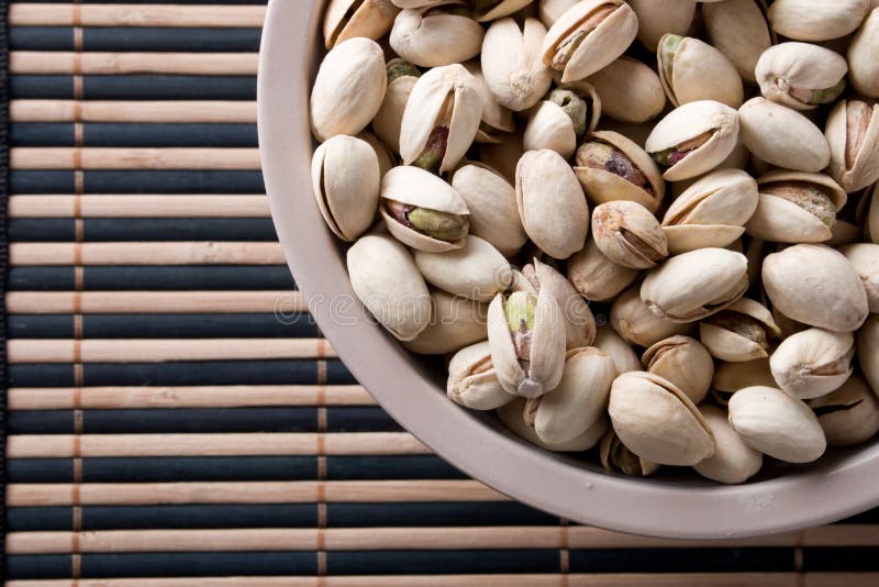 Salty pistachio stock photo. Image of snack, nature, horizontal 5395230
