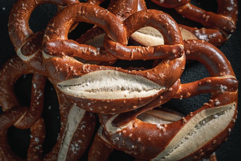 Salty Pretzels As a Tasty Salty Snack Stock Photo Image of homemade