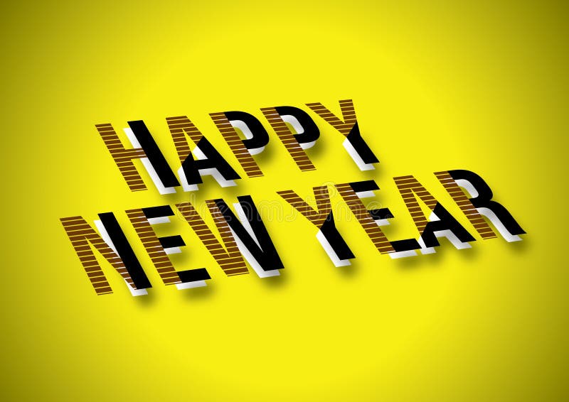 Bonne année 2019. illustration de vecteur