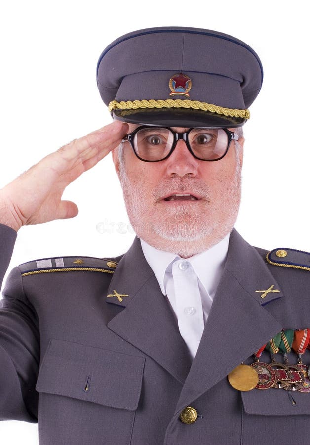 Salute royalty free stock image
