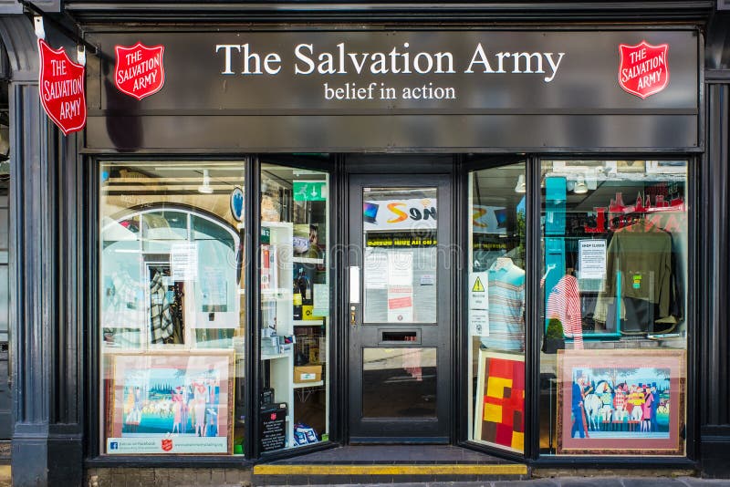 The Salvation Army charity shop in Lancaster