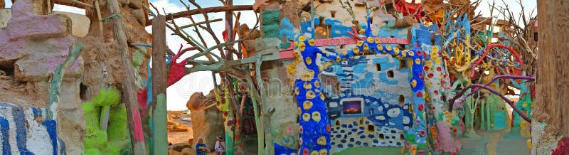 Salvation Mountain - Interior Details - Panorama