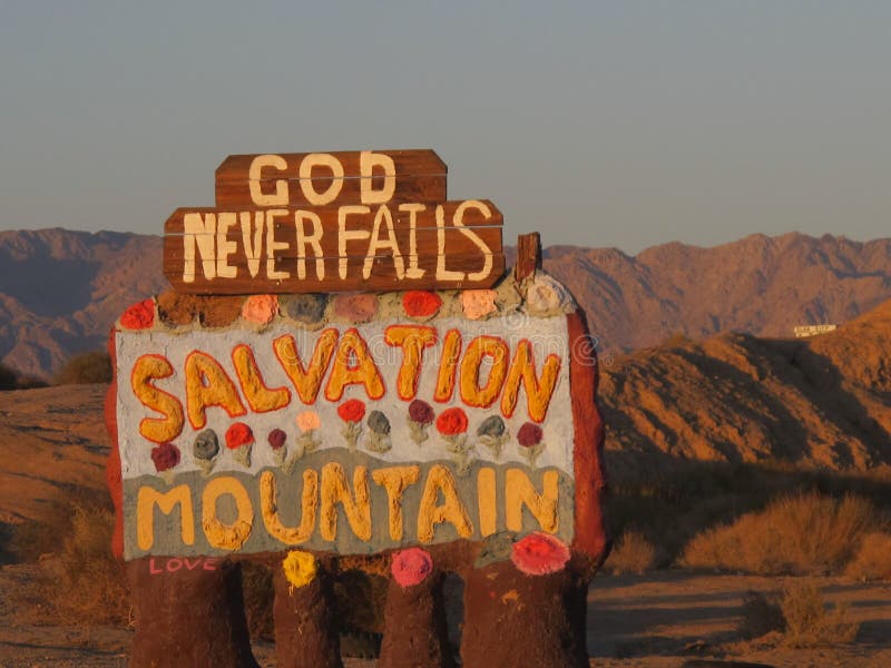 Salvation Mountain Signpost