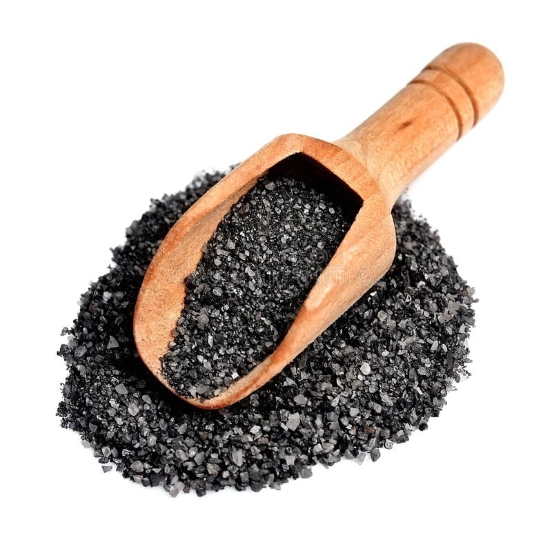 Salz Schwarzen Meers lokalisiert lizenzfreies stockfoto