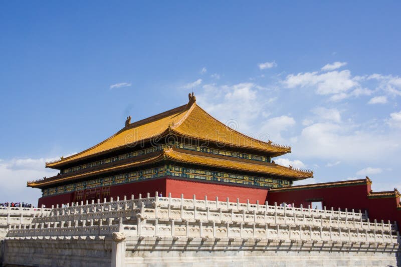 Sala da Harmonia Suprema fotografia de stock