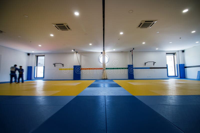 Dojo de judo fotografia de stock royalty free