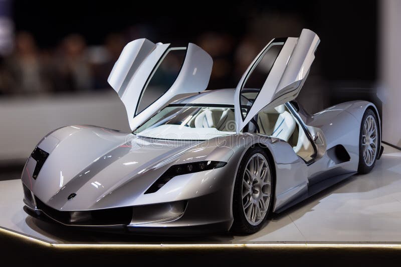 Salón del automóvil 2018 de París imagen de archivo libre de regalías Salón del automóvil 2018 de París imagen de archivo libre de regalías